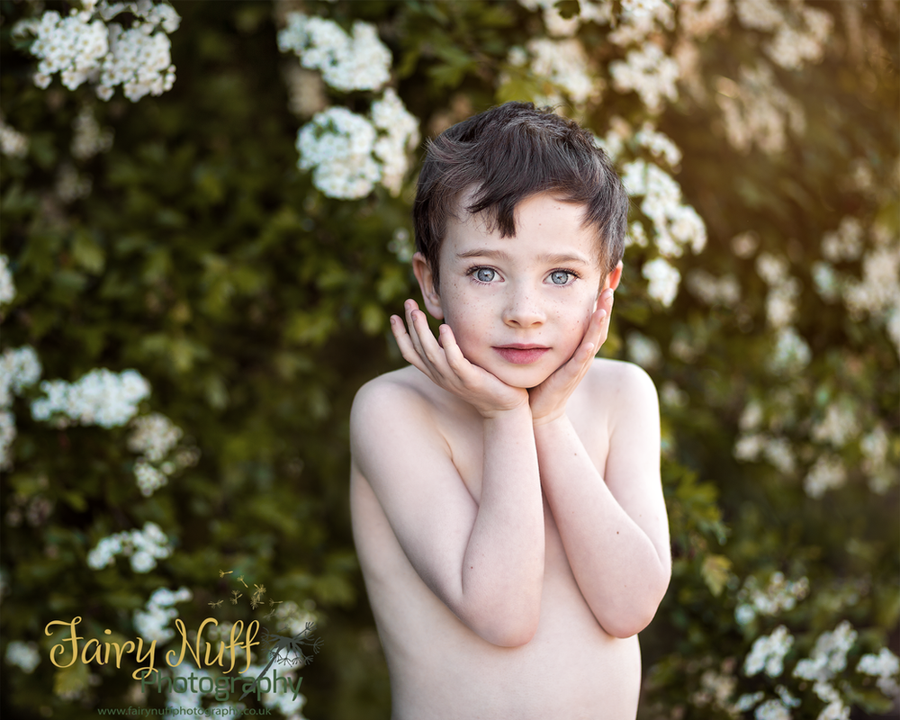 My child in blossoms, by Fairy Nuff Photography, Nottingham