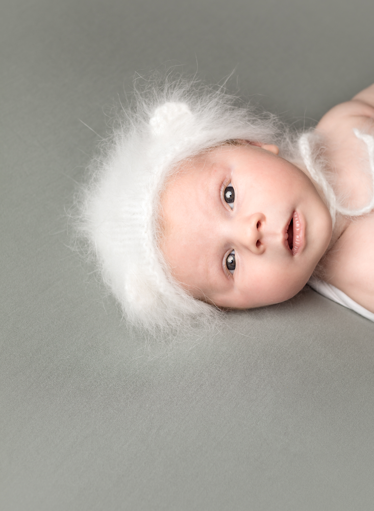 Baby boy in teddy bear hat! Cute! Baby Photoshoot at Fairy Nuff Photography Nottingham