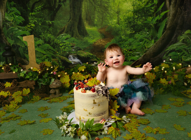 1st Birthday woodland and enchanted forest theme 1st Birthday photography session, Fairy Nuff Photography, Nottingham